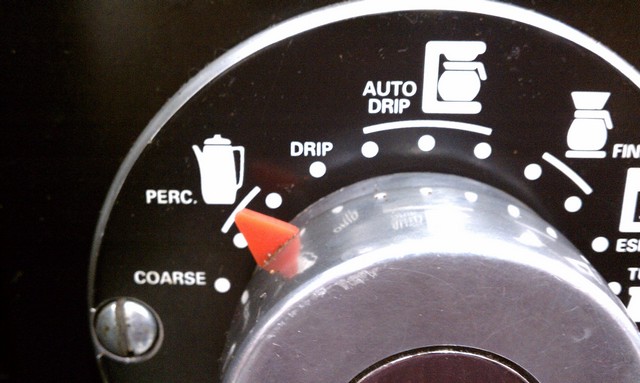 Coffee grinder, percolator