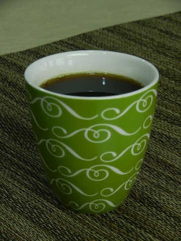 Cup of black coffee