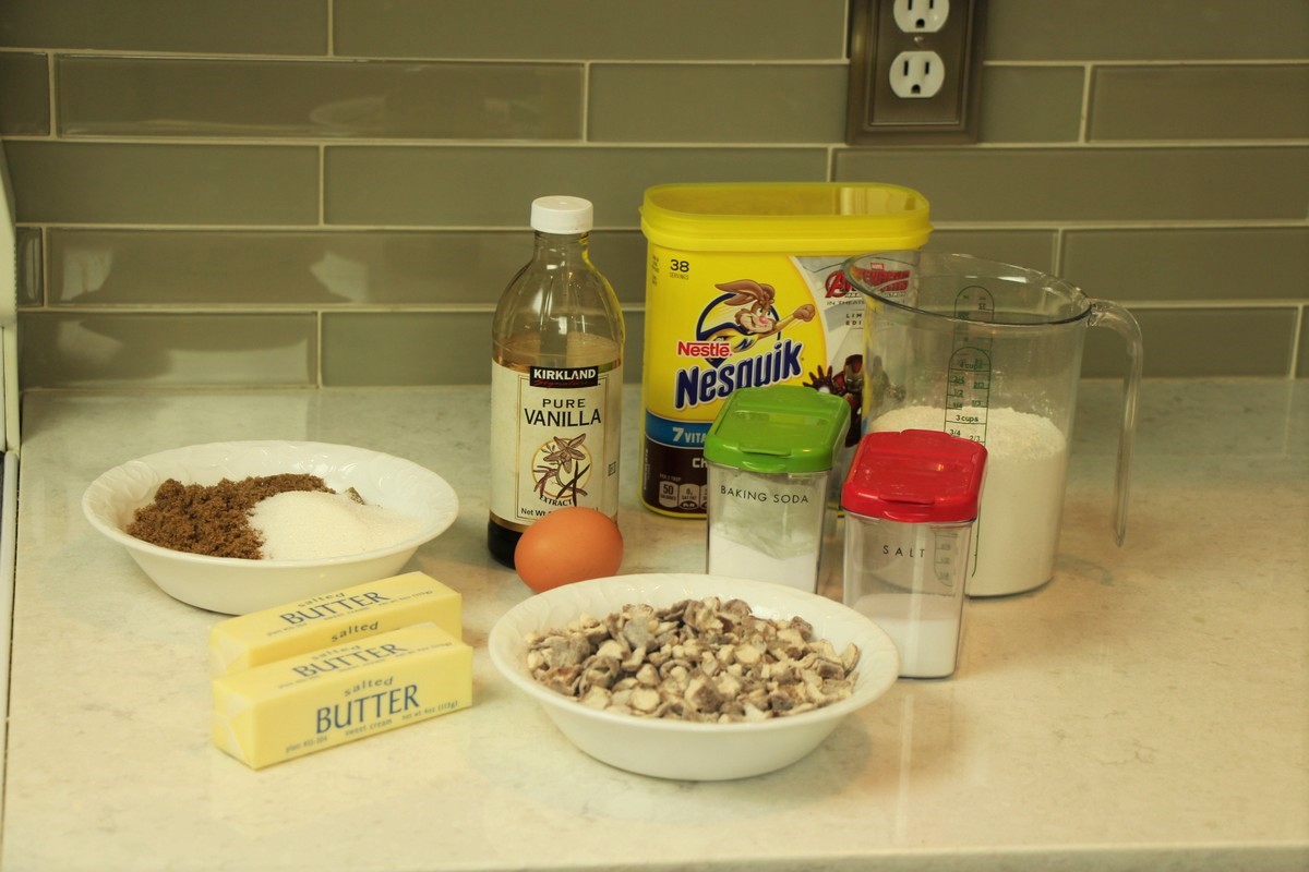 Cookie recipe ingredients