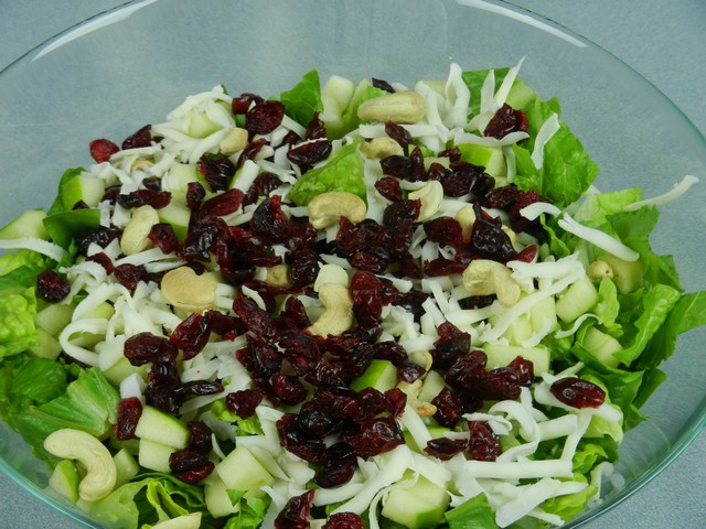 Cranberry Romaine salad