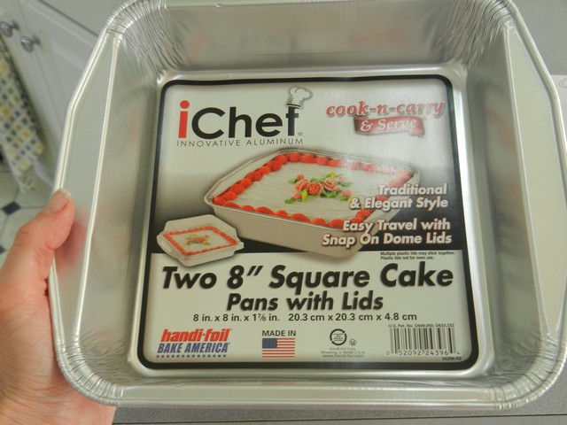 iChef Cook-n-Carry & Serve All Purpose Cake Pan with Lid