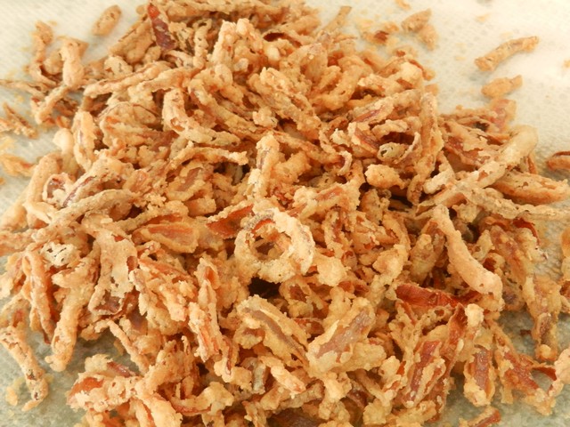 Gluten Free Crisp French Fried Onion Topping, Recipe