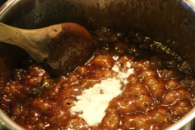 Caramel Corn Recipe, adding baking soda