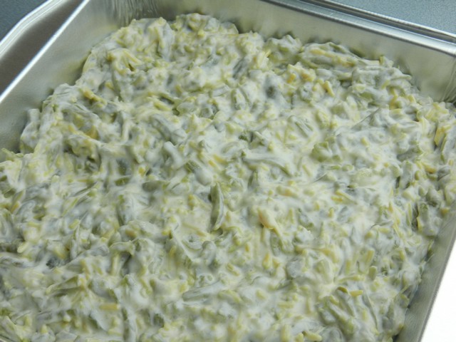 Creamy, Cheesy, Gluten Free Green Bean Casserole, Recipe