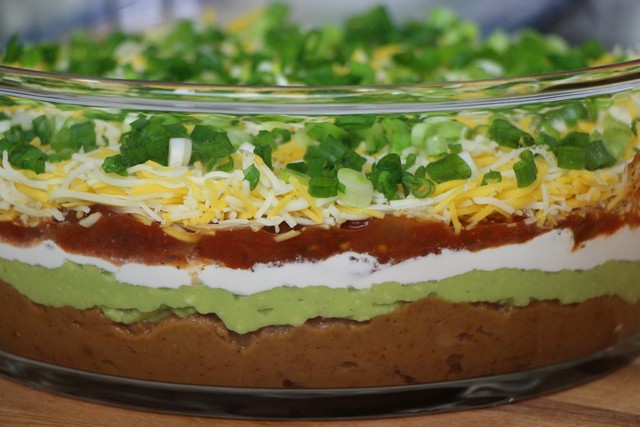 Six Layer Superbowl Taco Dip