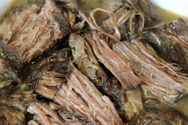 Slow Cooker Pot Roast Recipe; Fall Apart Tender Beef