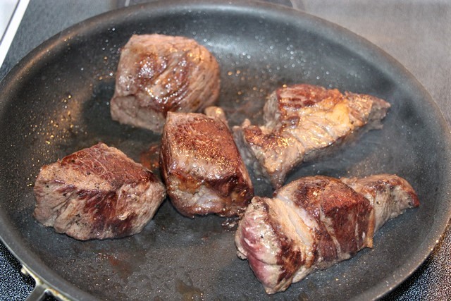 Frying Meat In My Dutch Pot 