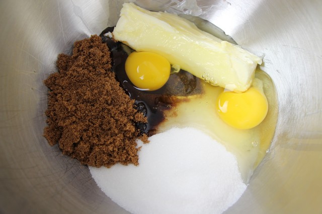 Banana bread ingredients