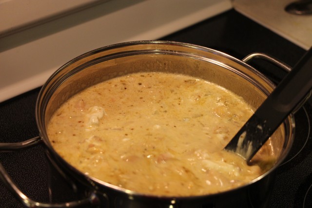 White Chili, finished cooking