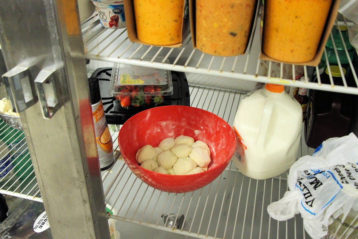 Refrigerated lefse dough