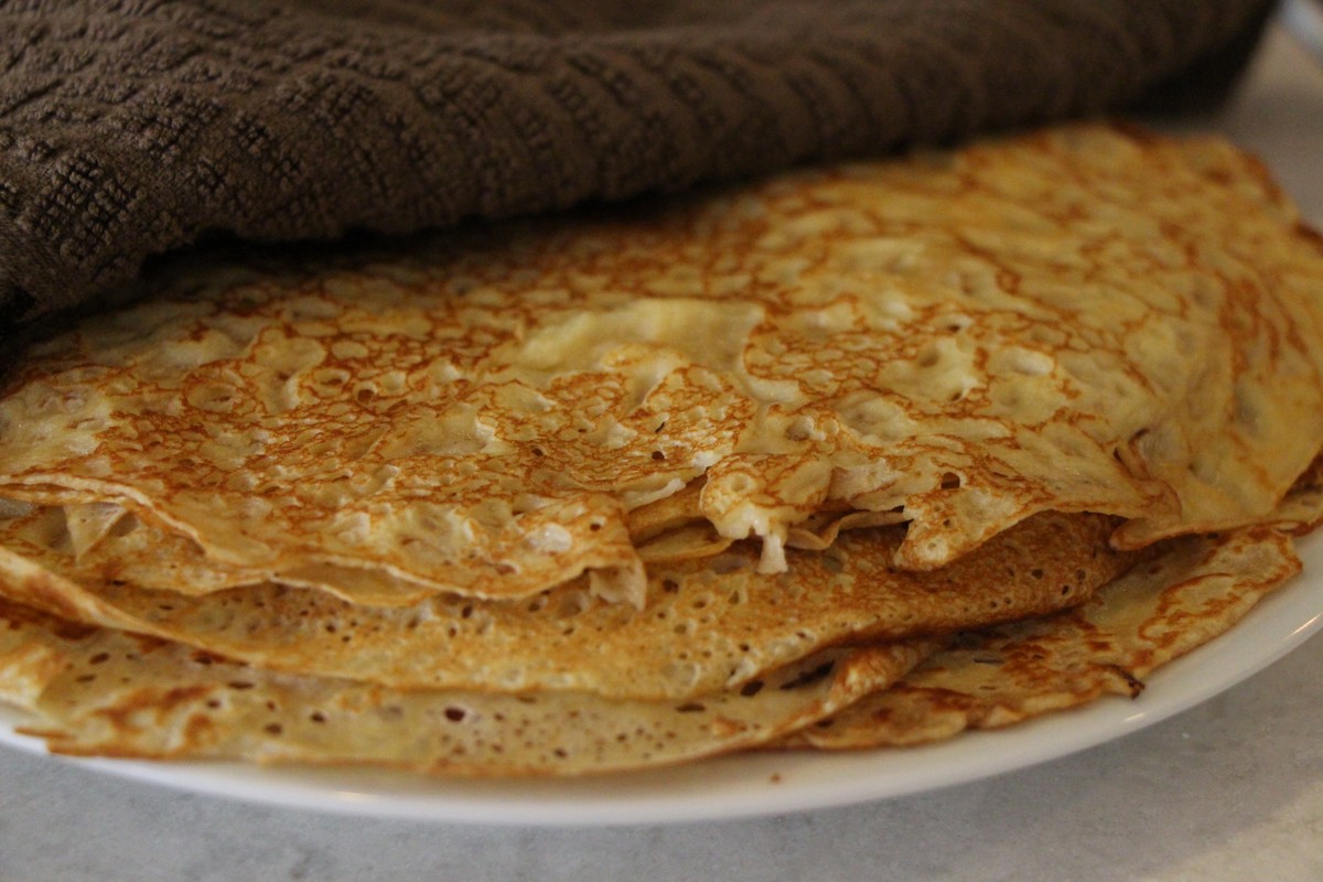 Recipe, authentic Norwegian pancakes, traditional recipe