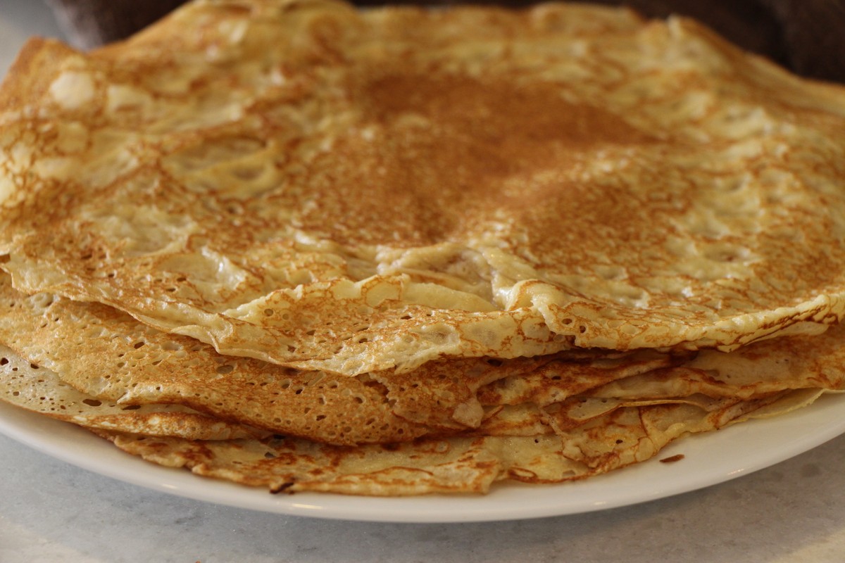 Recipe, authentic, traditional Norwegian thin pancakes