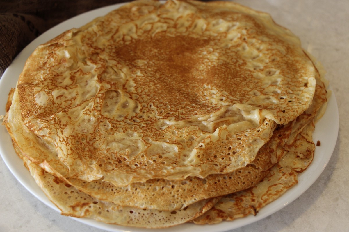 Recipe for Authentic Norwegian pancakes, traditional recipe