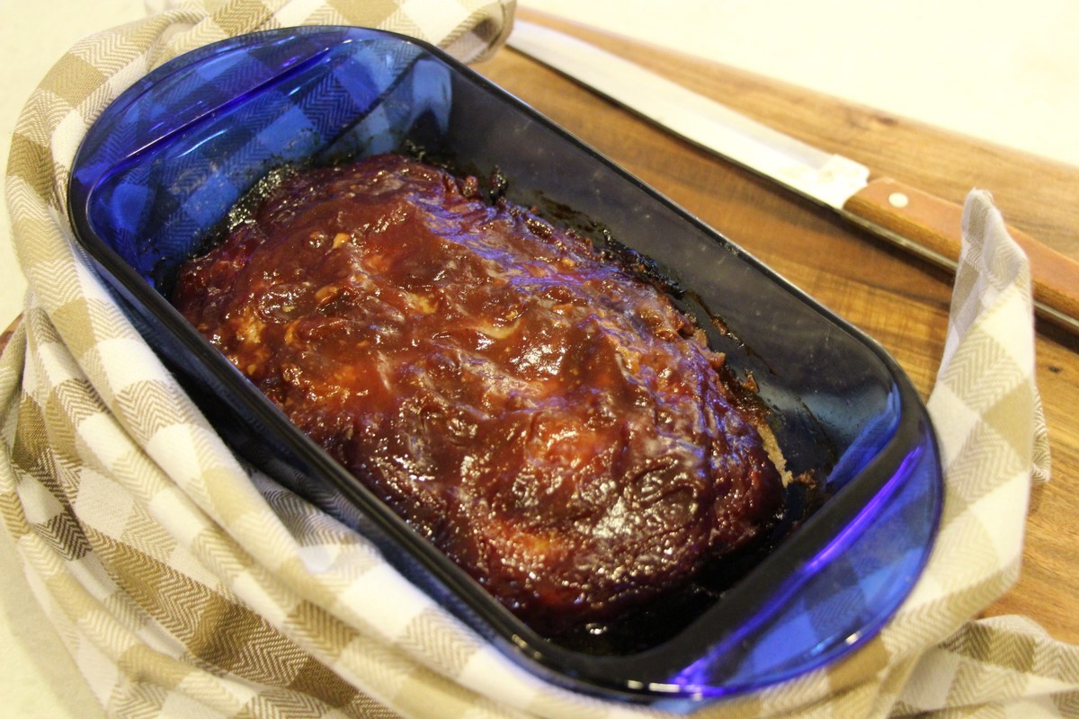 Classic meatloaf recipe the way Grandma made it. Recipe with picture tutorial.
