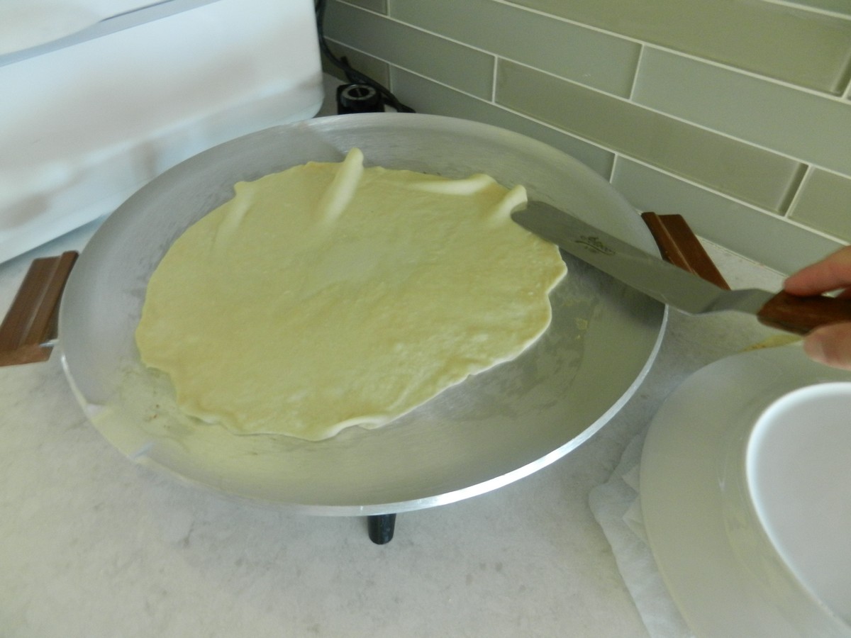 Making soft, homemade flour tortillas; picture recipe