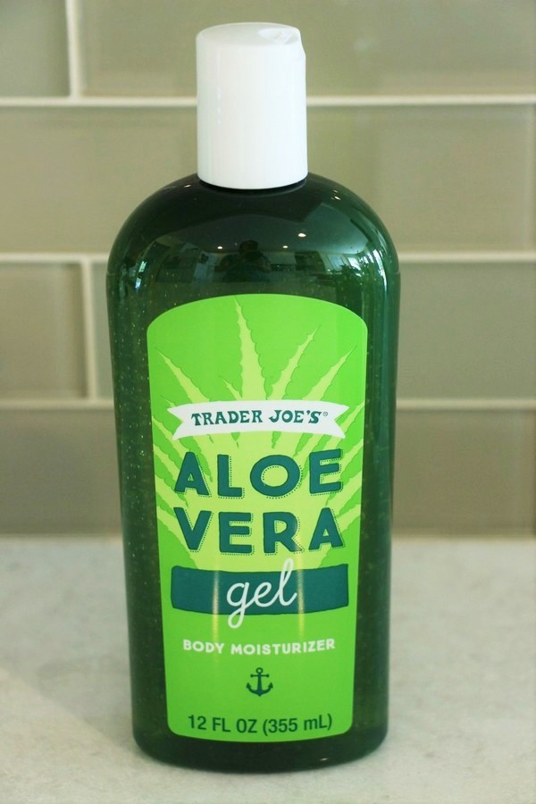 A look at ingredients and safety in soaps and lotions at Trader Joe's. Aloe Vera Gel Body Moisturizer.
