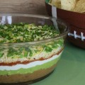 Party Appetizer: Six Layer Taco Guacamole Dip